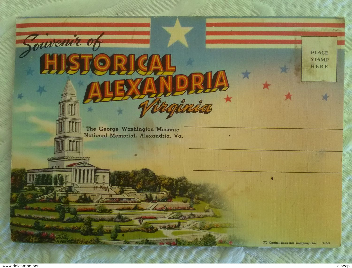 CARNET DEPLIANT ACCORDEON USA - HISTORICAL ALEXANDRIA VIRGINIA - Belles Illustrations - Alexandria