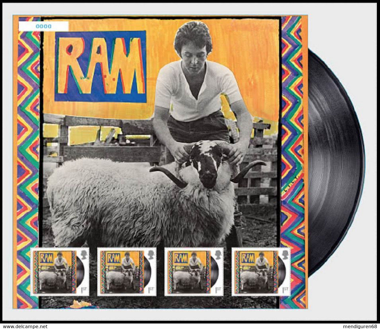 GROSSBRITANNIEN GRANDE BRETAGNE GB 2021 MUSIC GIANTS V PAUL MCCARTNEY RAM FAN SHEET - Ohne Zuordnung