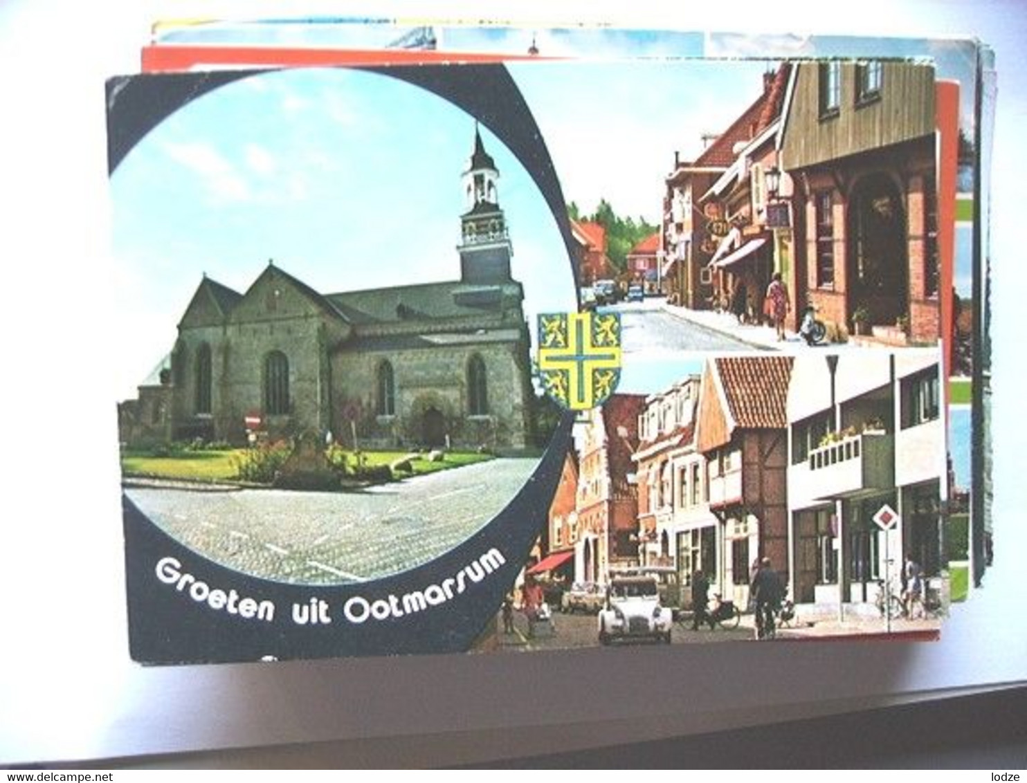 Nederland Holland Pays Bas Ootmarsum Met Kerk En Winkelstraat - Ootmarsum