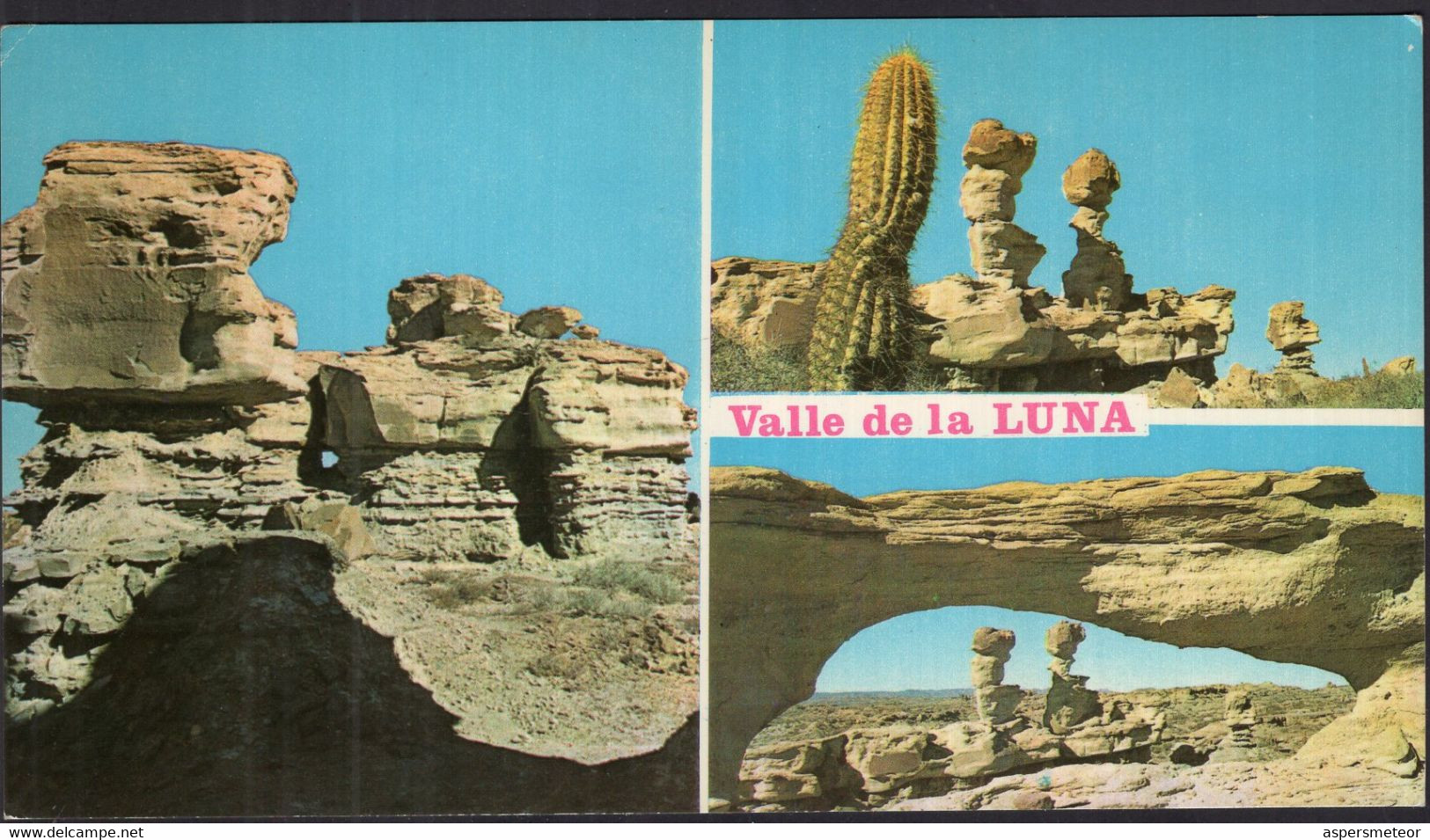 Argentina - Circa 1970 - Tarjeta Postal - San Juan - Valle De La Luna - A1RR2 - Argentine