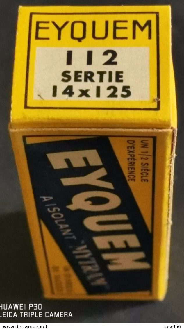 Ancienne Bougie EYQUEM Jamais Servie Neuve En Boîte N 112 - Motos