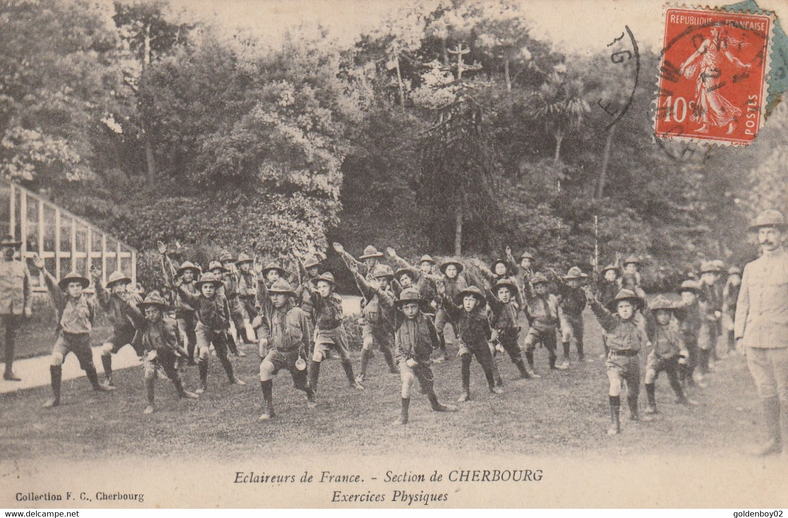 50  Cherbourg, Eclaireurs De France, Section De Cherbourg, Exercices Physiques - Cherbourg