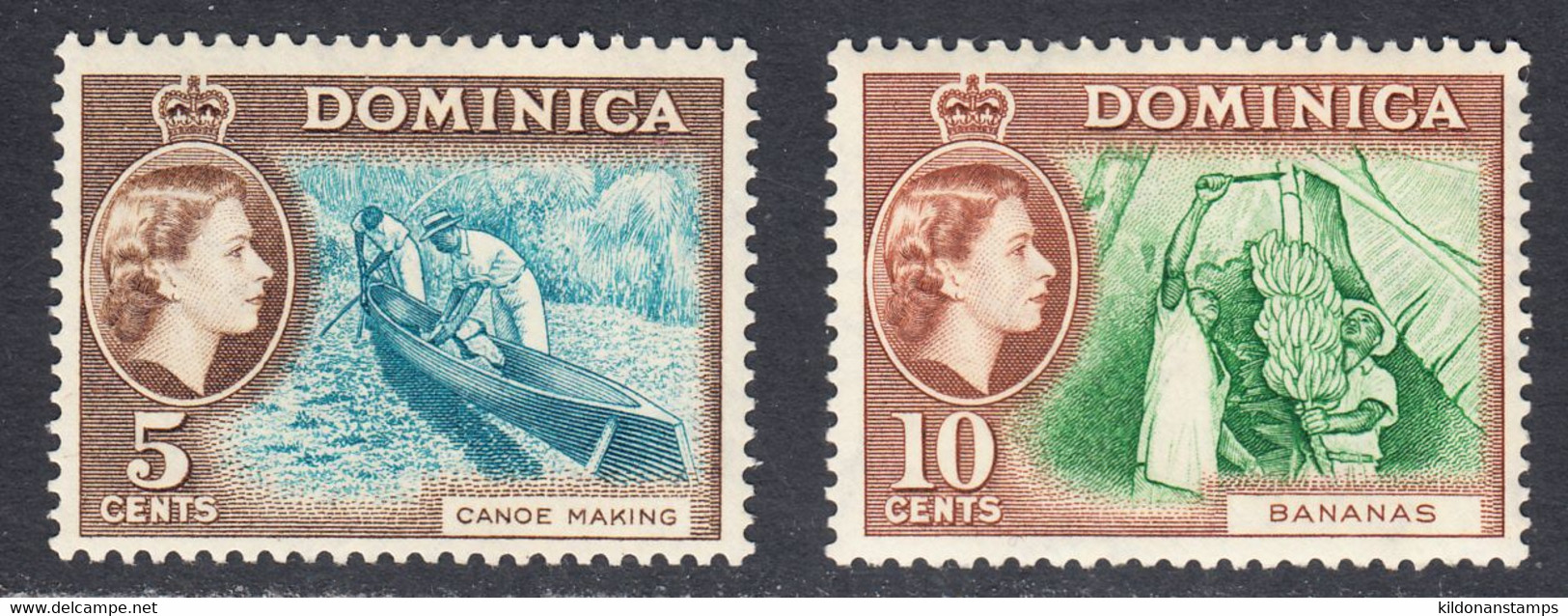 Dominica 1954-62, Mint Mounted, Sc# ,SG 147,150 - Dominique (...-1978)