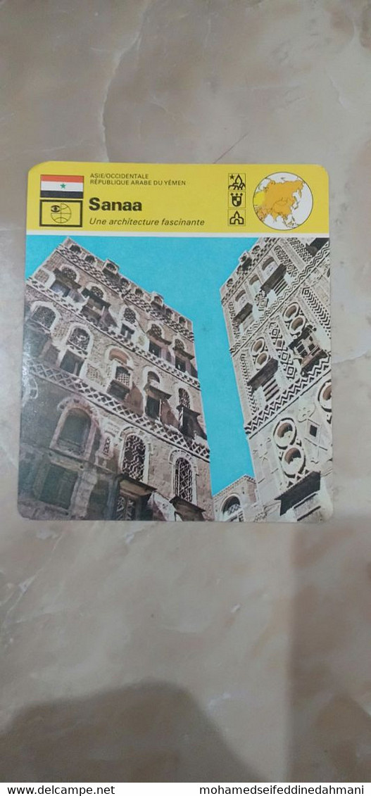 Carte Descriptive Pays SANAA YEMEN - Jemen