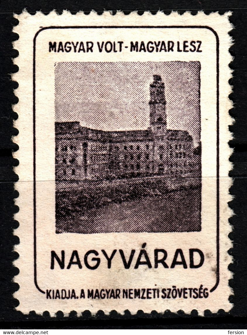 NAGYVÁRAD ORADEA Town City Hall - Occupation Revisionism WW1 Romania Hungary Transylvania - Used - Transilvania