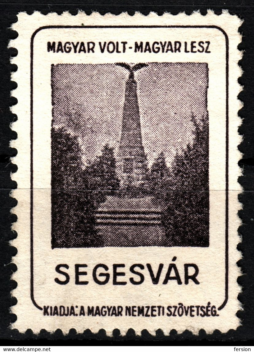 Sighișoara Segesvár - Revolution Monument Turul - Occupation Revisionism WW1 Romania Hungary Transylvania - Used - Transilvania