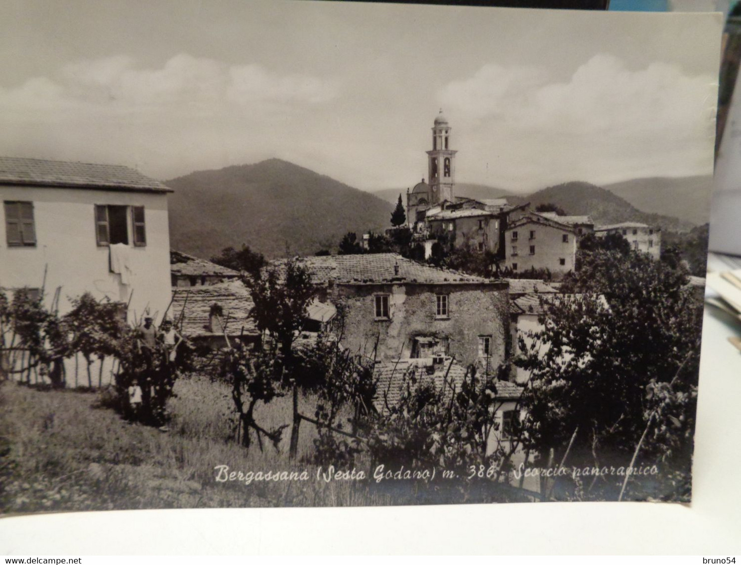 Cartolina Bergassana Frazione Di Sesta Godano, In Provincia Di La Spezia Scorcio Panoramico - La Spezia