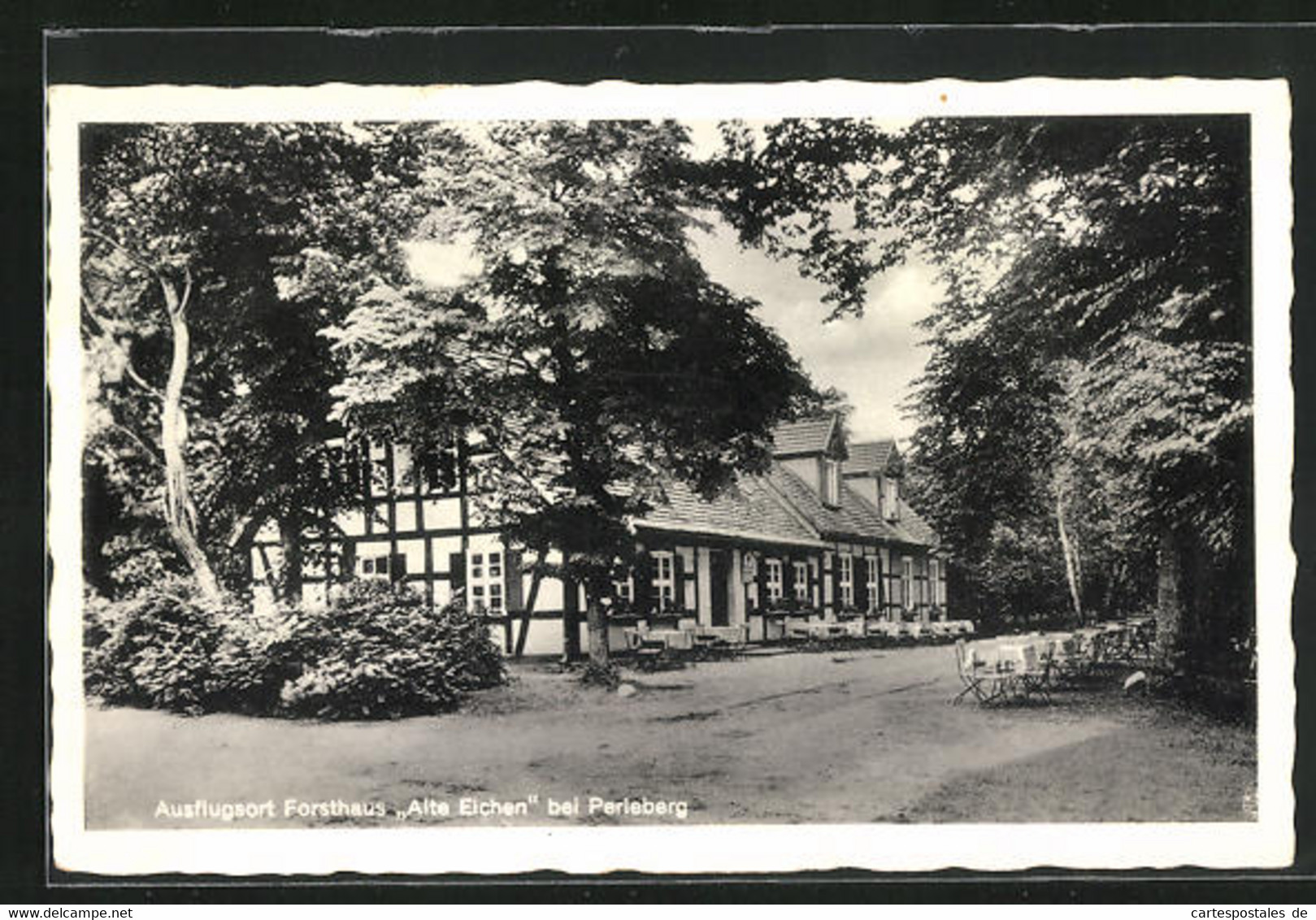 AK Perleberg, Forst- Und Gasthaus Alte Eiche Aussenansicht - Perleberg