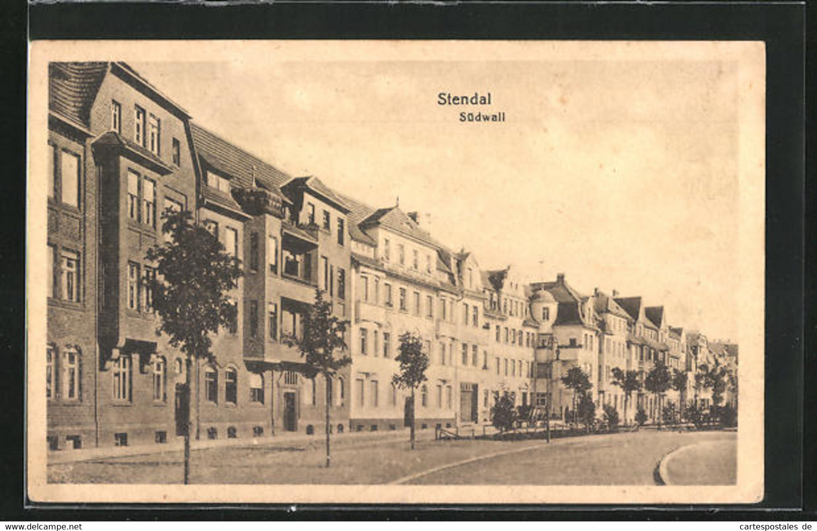 AK Stendal, Südwallstrasse - Stendal
