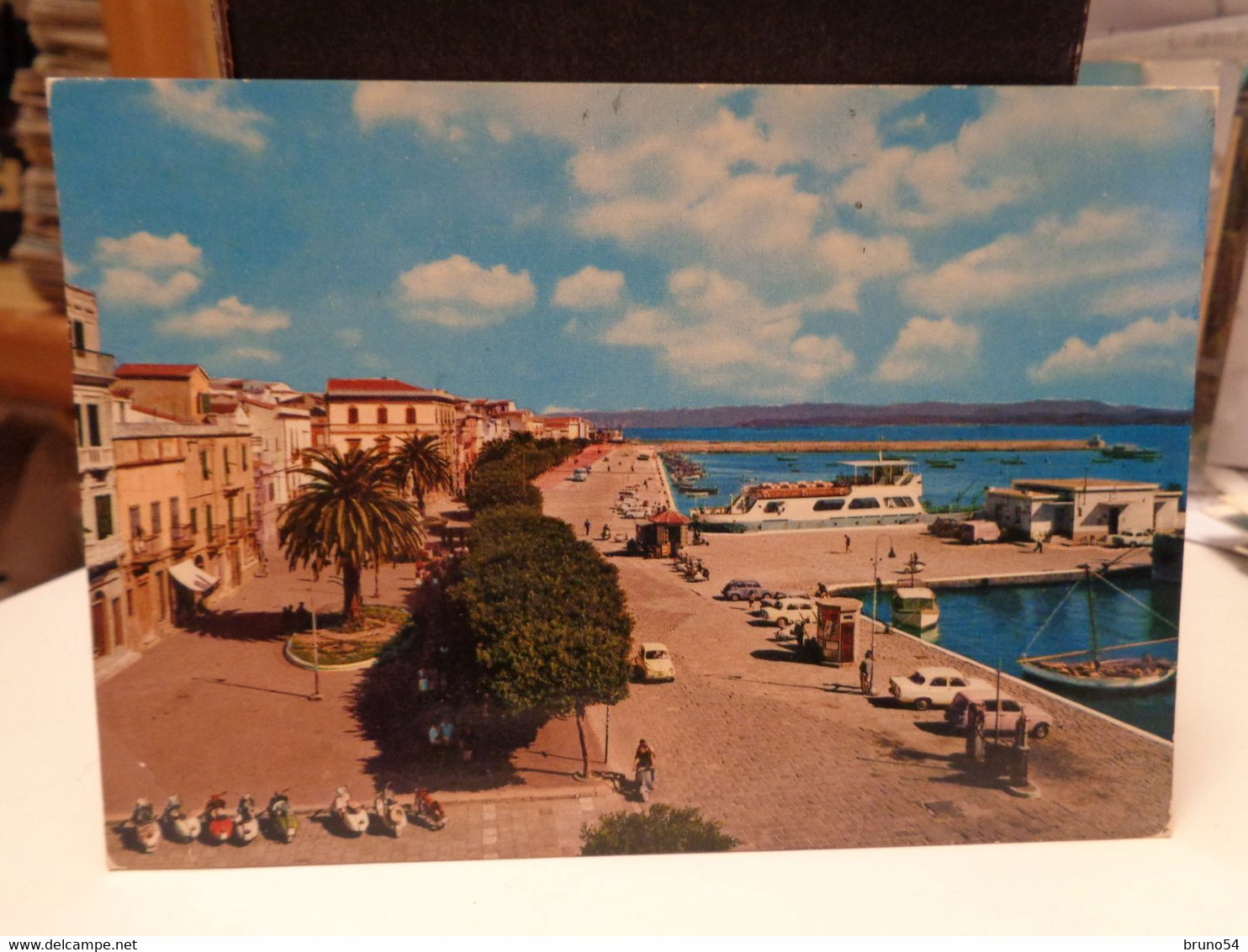 4 Cartoline Carloforte Provincia Sud Sardegna Carbonia Viaggiate Anni 70, Porto, Stazione Marittima - Carbonia