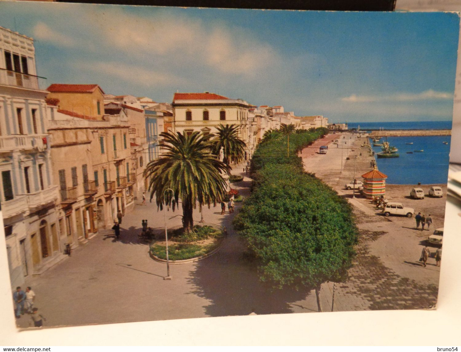 4 Cartoline Carloforte Provincia Sud Sardegna Carbonia Viaggiate Anni 70, Porto, Stazione Marittima - Carbonia