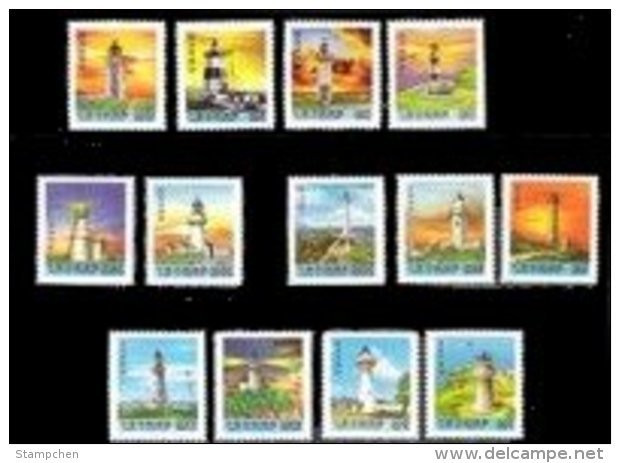 Taiwan 1991-1992 2nd Print Lighthouse Stamps Island - Collections, Lots & Séries