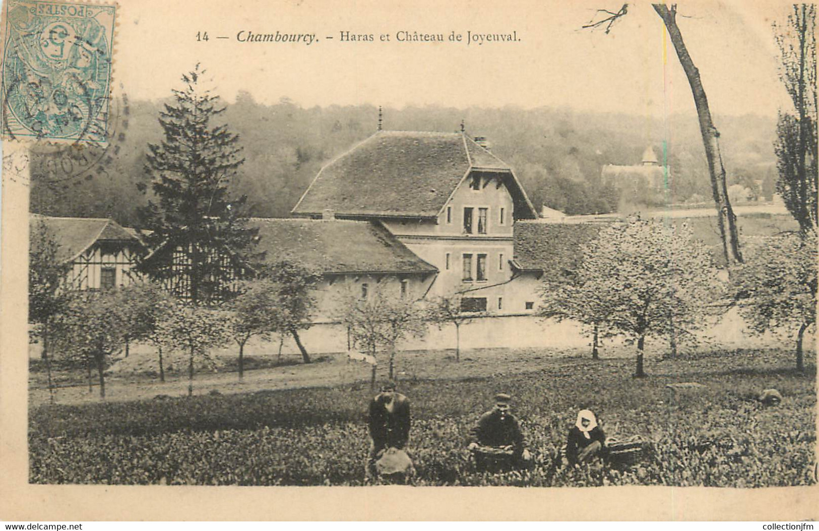 CPA FRANCE 78 "Chambourcy, Haras Et Château De Joyeuval" - Chambourcy