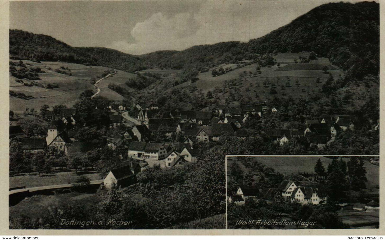 DÖTTINGEN A.KOCHER Weibl.Arbeitsdienstlager - Kuenzelsau