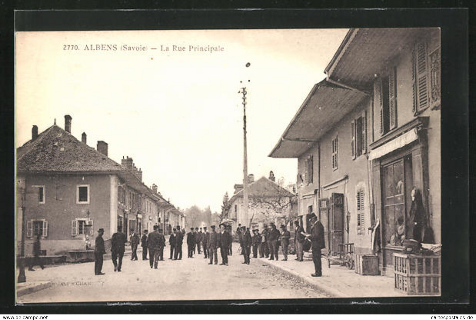 CPA Albens, La Rue Principale - Albens