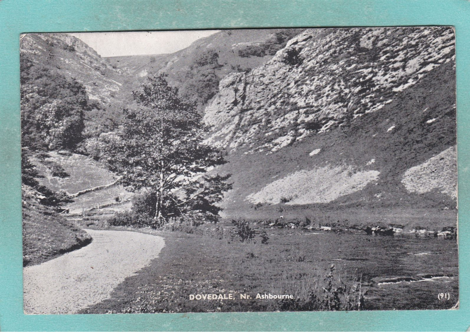 Small Old Postcard Of Dovedale,Nr.Ashbourne, Derbyshire,England,.V175. - Derbyshire