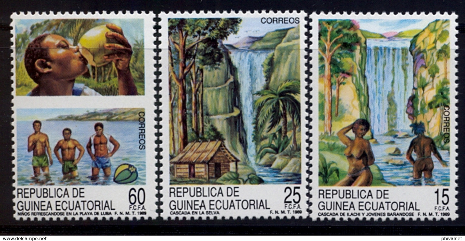 GUINEA ECUATORIAL , ED. 112 / 114 ** , TURISMO - Guinée Equatoriale