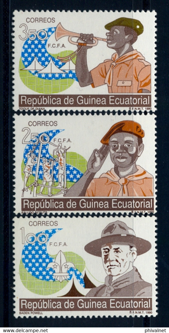 GUINEA ECUATORIAL , ED. 120 / 122 ** , BOY SCOUTS ,SOCIEDADES JUVENILES - Equatoriaal Guinea