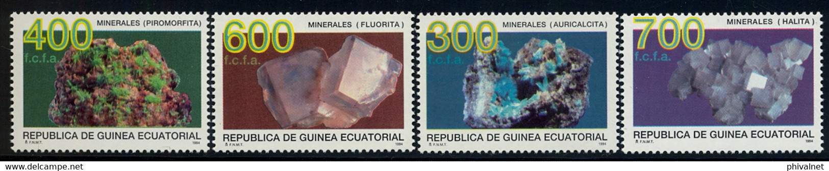 GUINEA ECUATORIAL , ED. 178 / 181 ** , MINERALES - Äquatorial-Guinea