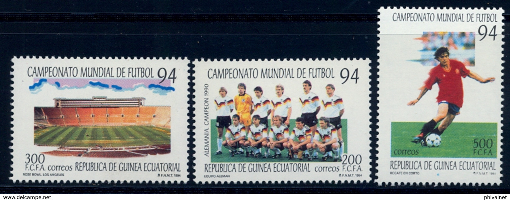 GUINEA ECUATORIAL , ED. 186 / 188 ** , CAMPEONATO MUNDIAL DE FÚTBOL 1994 , FOOTBALL , SOCCER - Äquatorial-Guinea