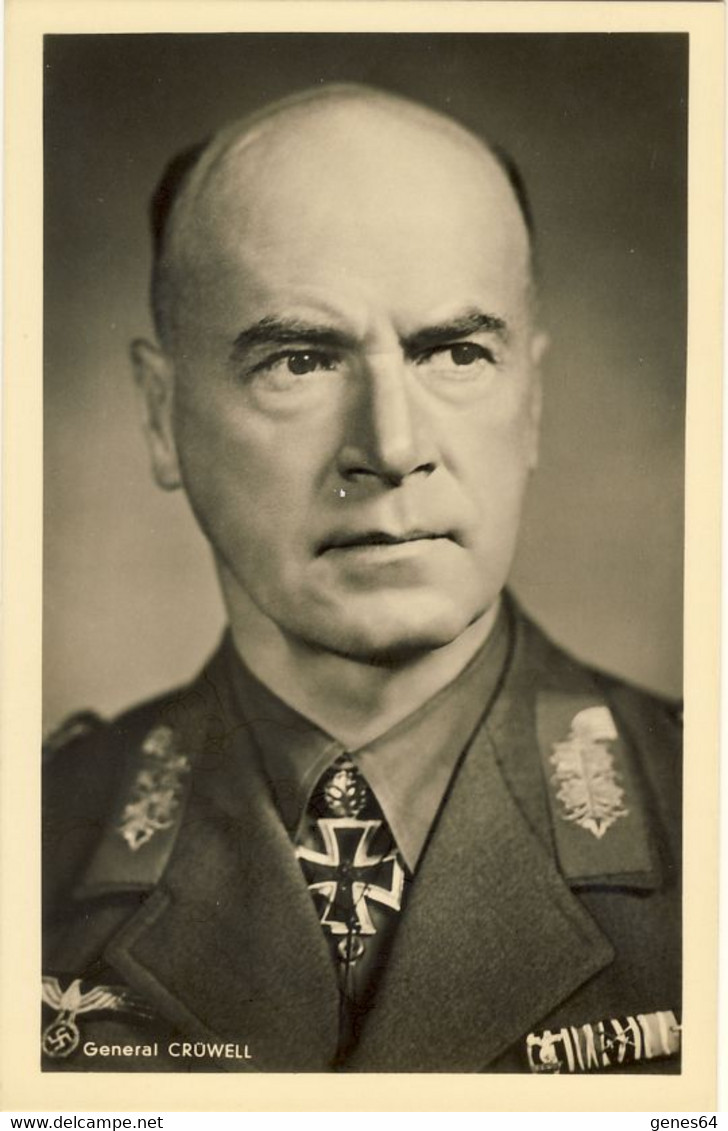 2° World War - III Reich - New Original Postcard - Afrika Korps General LUDWIG CRUWELL - War 1939-45