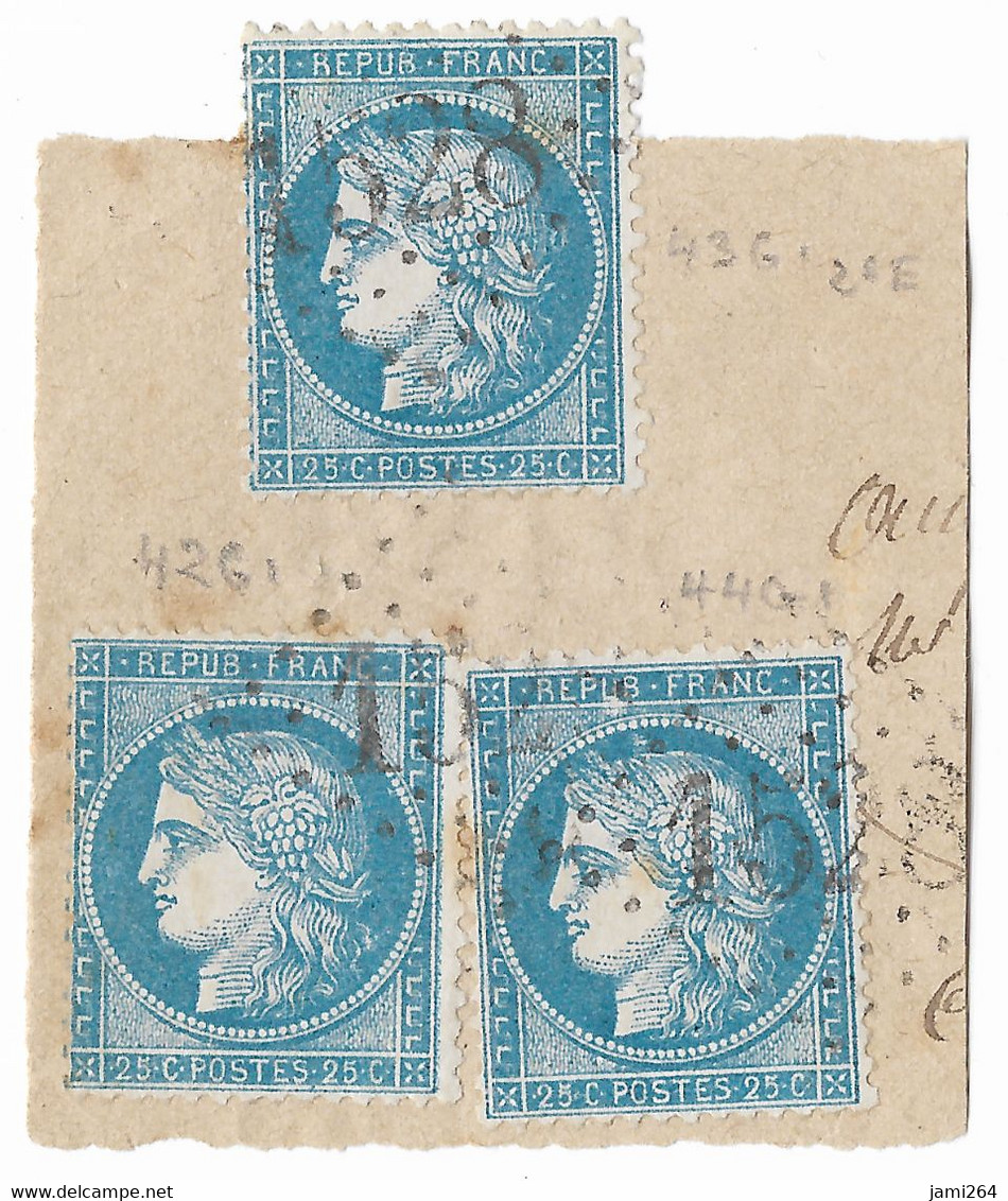 TIMBRE N°60 (1)42/43/44 G1 - 1871-1875 Ceres