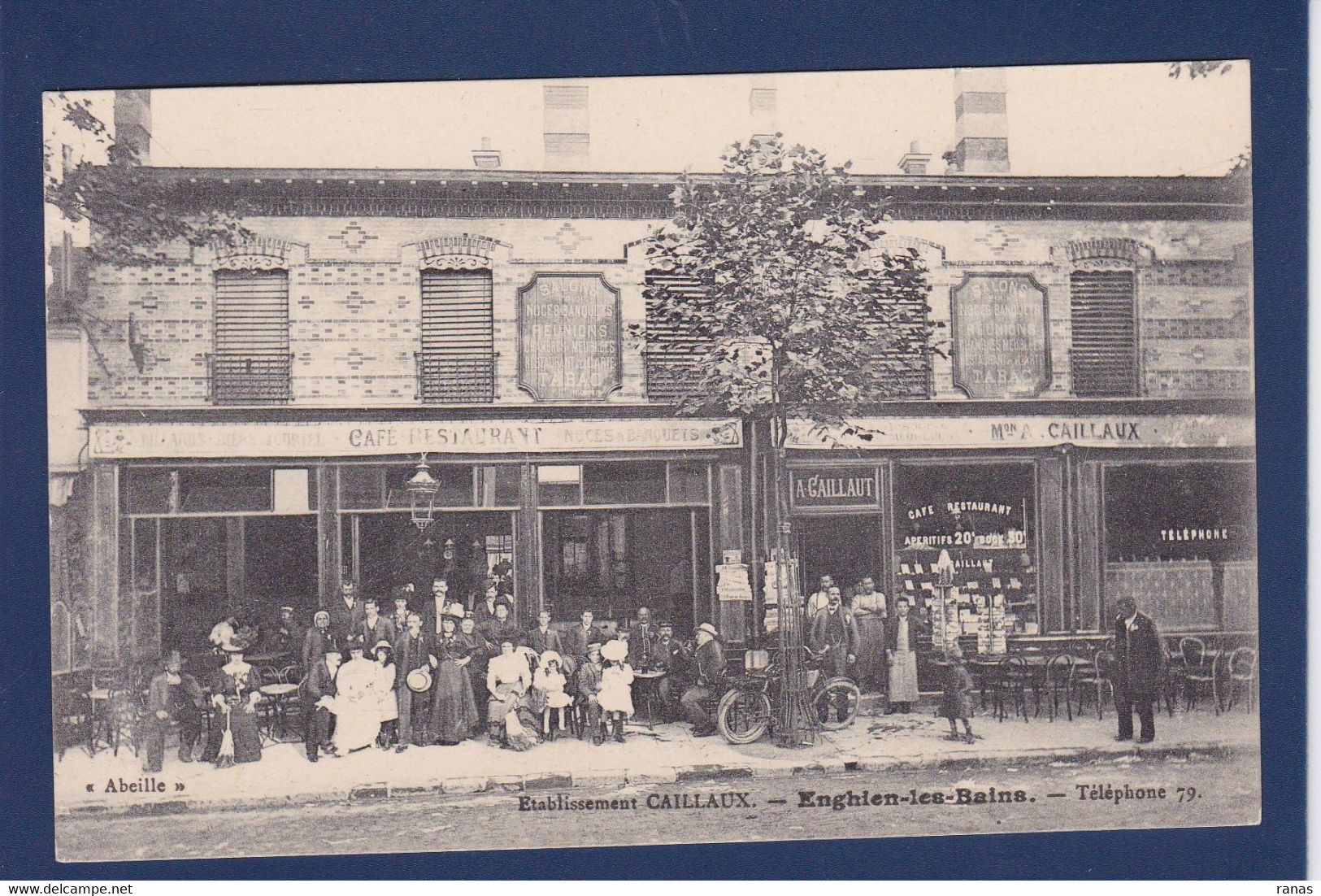 CPA [95] Val D'Oise > Enghien Les Bains Commerce Shop Devanture Magasin Non Circulé - Enghien Les Bains