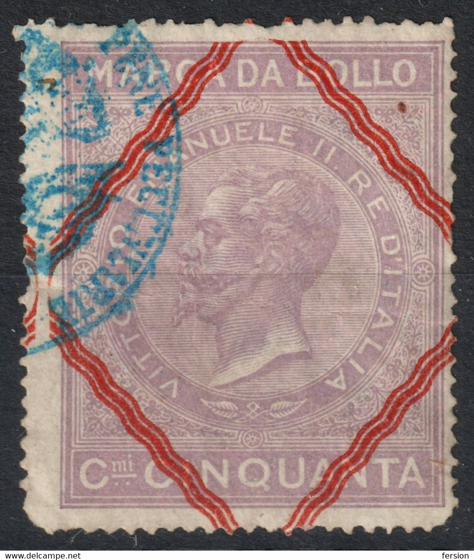 ITALY - Revenue Tax Stamp - MARCA DA BOLLO - Used -  50 Cent. - Fiscale Zegels