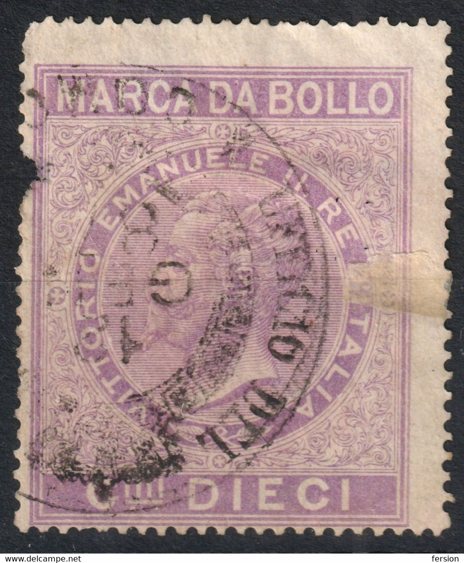 ITALY - Revenue Tax Stamp - MARCA DA BOLLO - Used -  10 Cent. - Fiscali