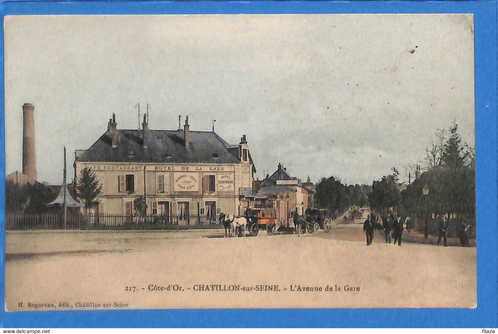 21 -  Côte D'Or - Chatillon Sur Seine - L'Avenue De La Gare (N4765) - Chatillon Sur Seine