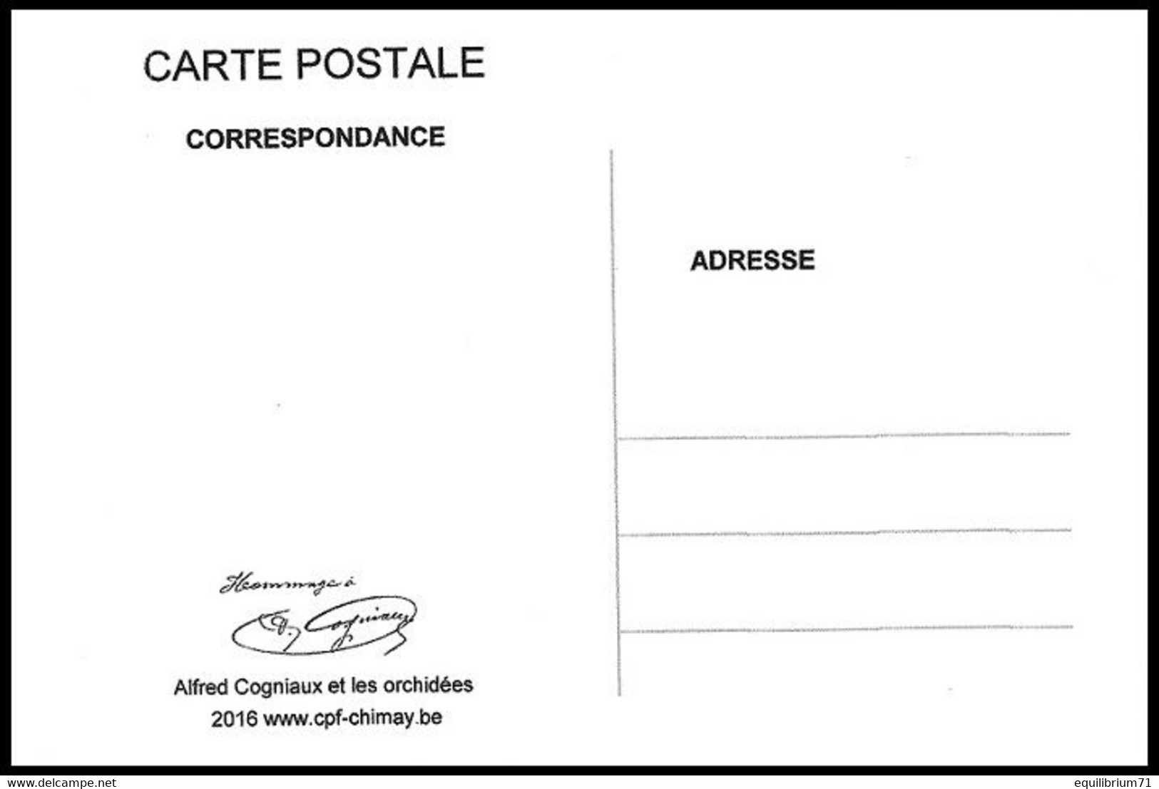 CM/MK - MYSTAMP° - Célestin Alfred Cogniaux - Botaniste Belge / Belgische Botanicus / Belgischer Botaniker - 2011-..