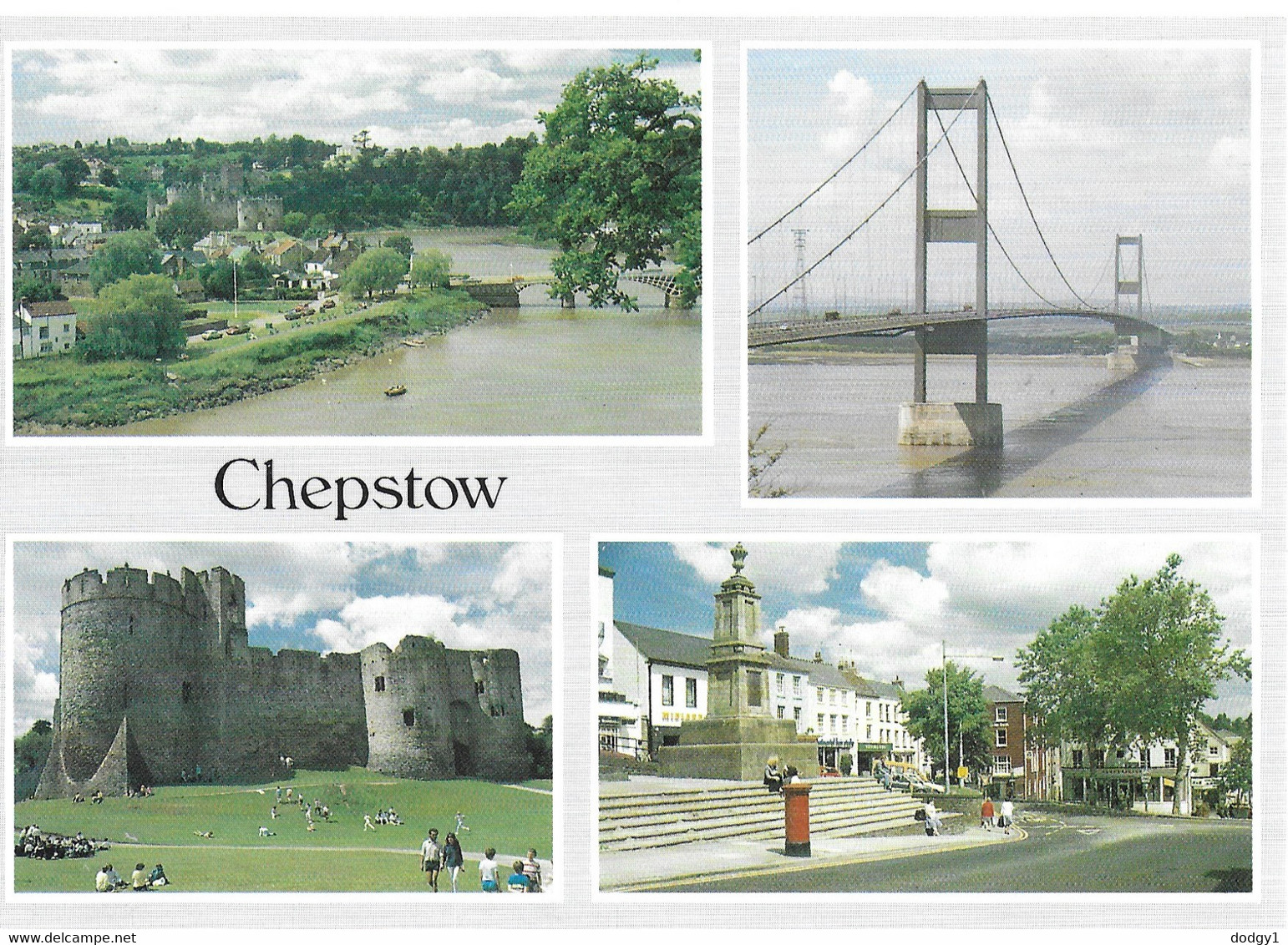 SCENES FROM CHEPSTOW, WALES. UNUSED POSTCARD  Pa6 - Monmouthshire