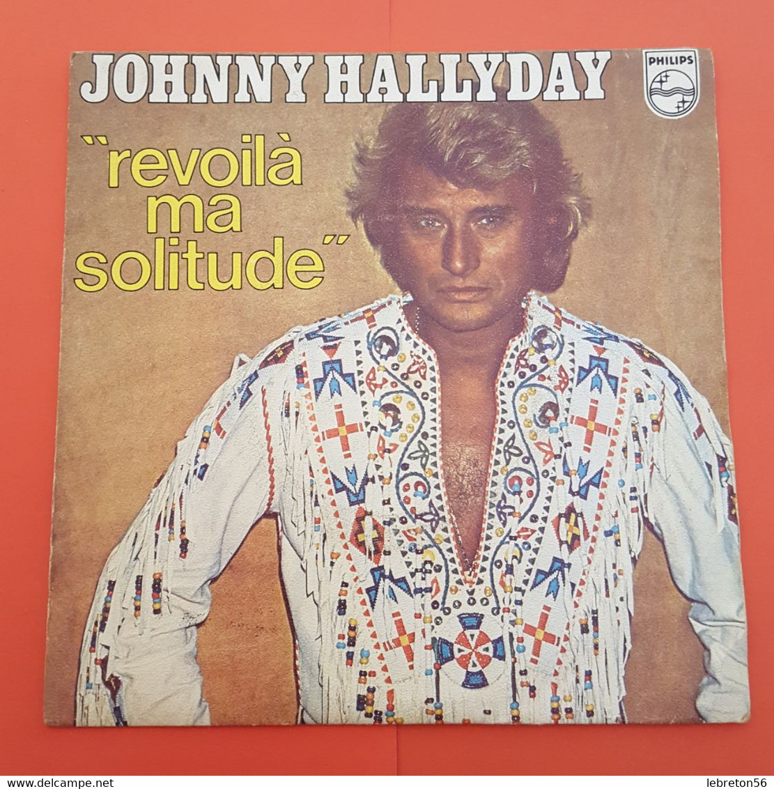 JOHNNY HALLYDAY - 45T- SP LA FILLE DU SQUARE  2 Titres   X 2 Scans - Rock