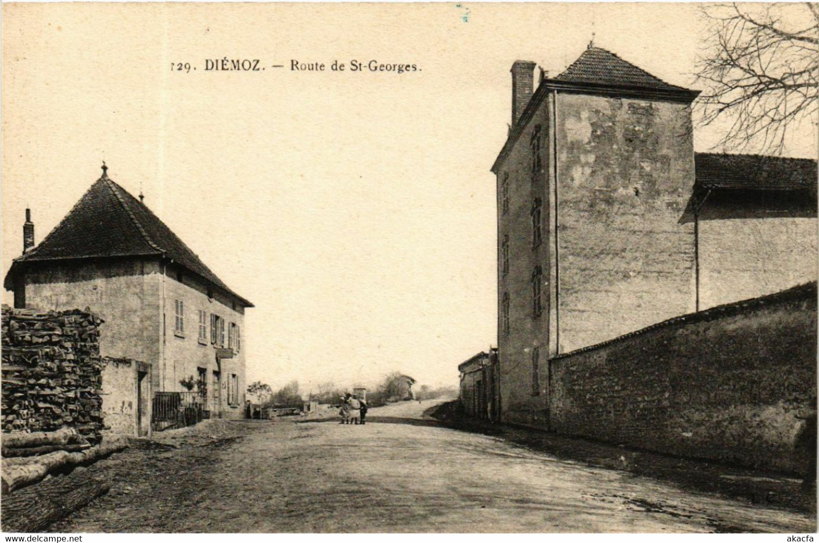 CPA DIÉMOZ - Route De St-GEORGES (583730) - Diémoz