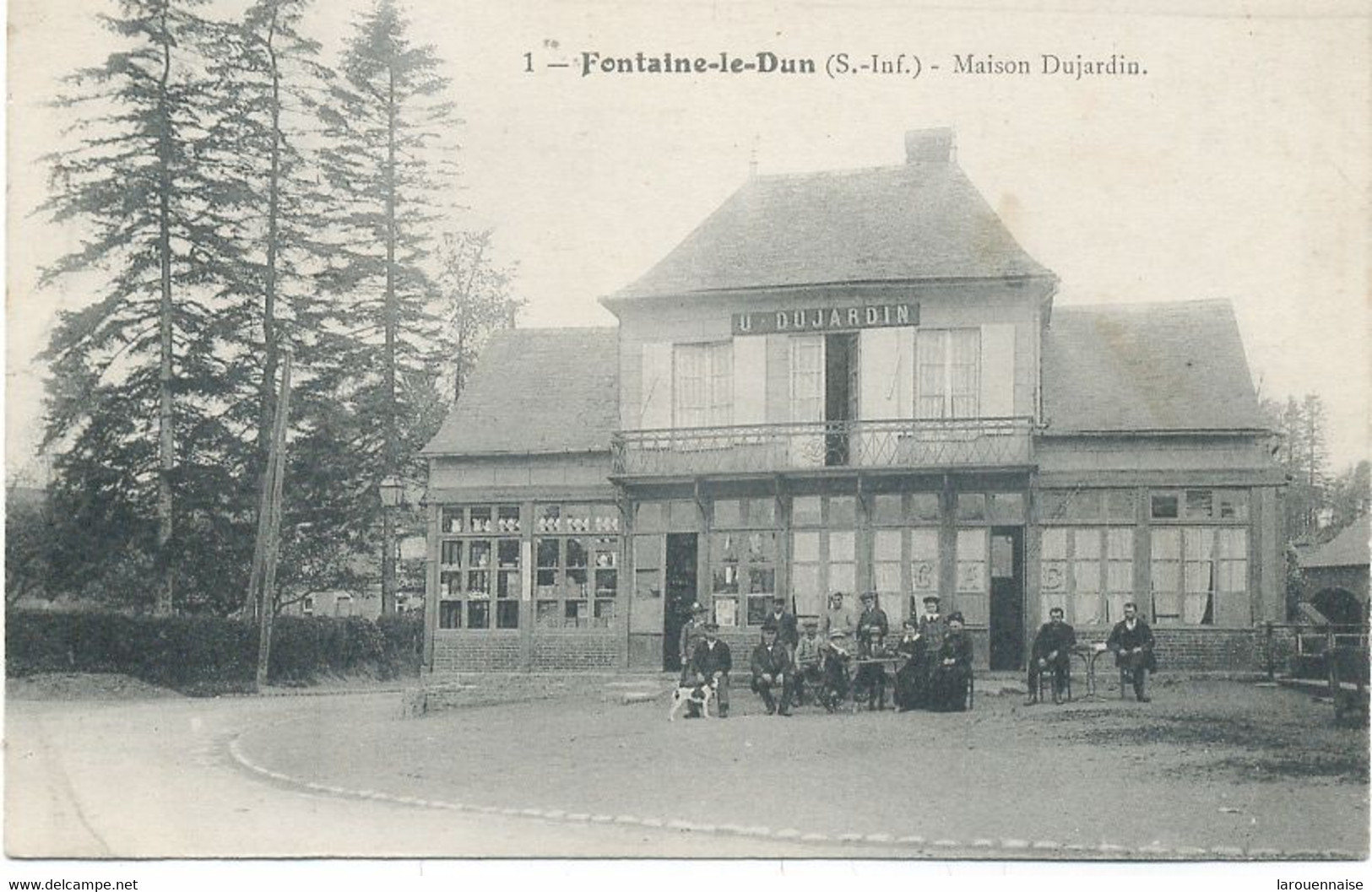 76 - FONTAINE -LE-DUN :MAISON DUJARDIN - Fontaine Le Dun