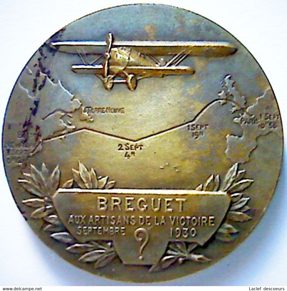 Aviation, Costes & Bellonte. Médaille - Casino