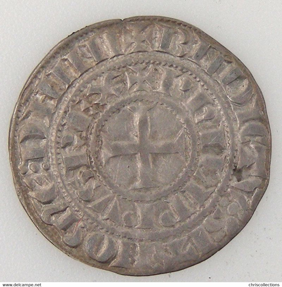 France, Philippe IV , Maille Tierce à L'O Rond, TTB/TTB, Dup:219 - 1285-1314 Philipp IV Der Schöne