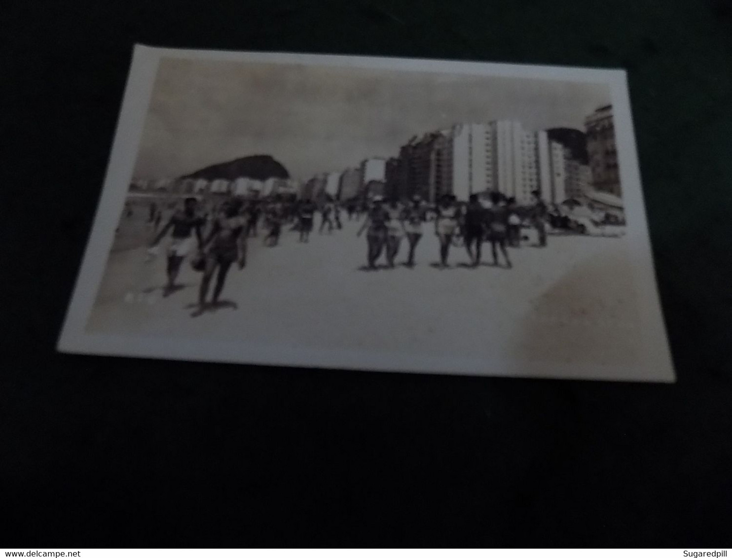 VINTAGE SOUTH AMERICA: BRAZIL RIO DE JANEIRO Copacabana Sepia 1953 Wessel - Copacabana