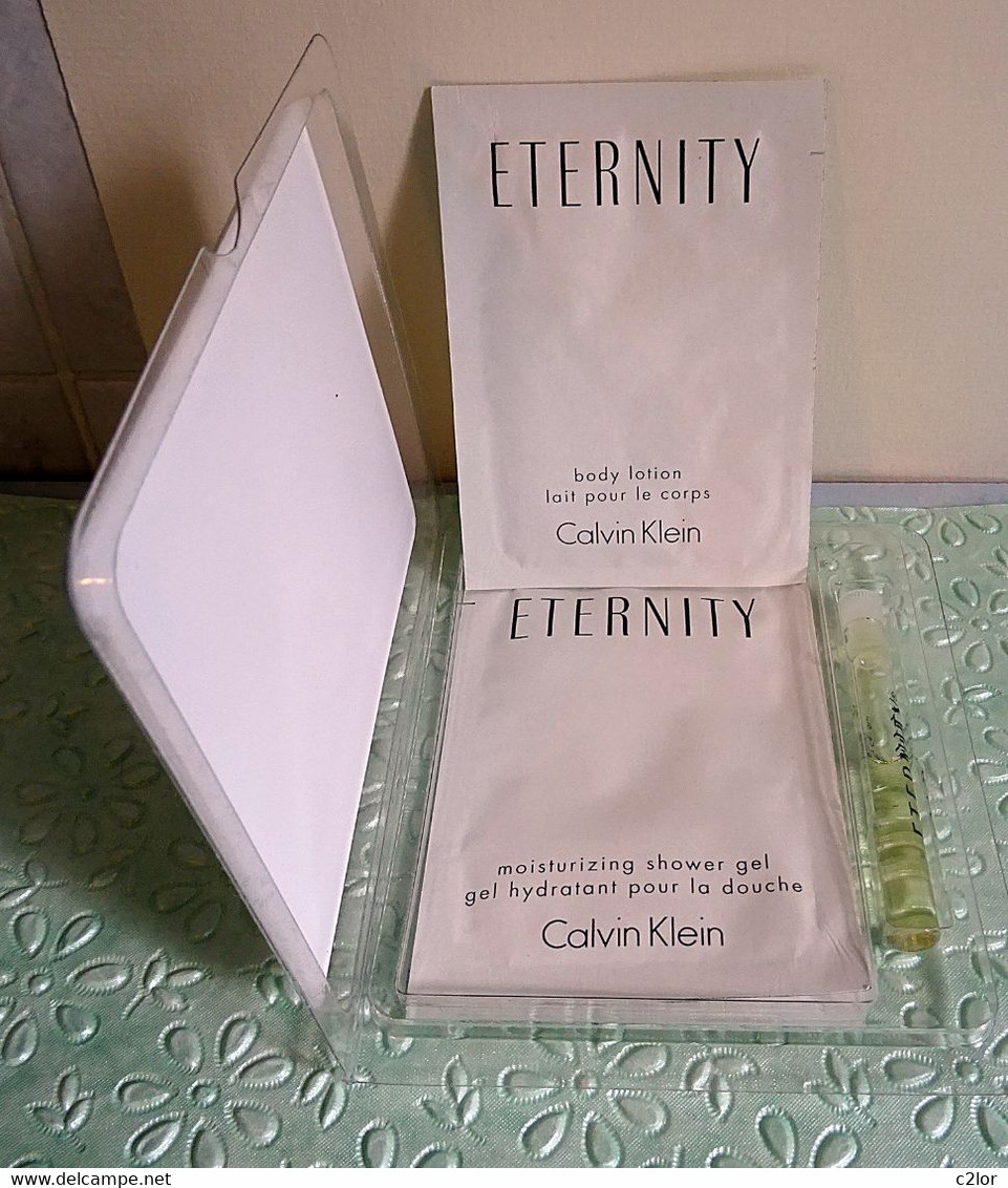 Pochette De 3 échantillons/tubes De Parfum ETERNITY De Calvin KLEIN - Perfume Samples (testers)
