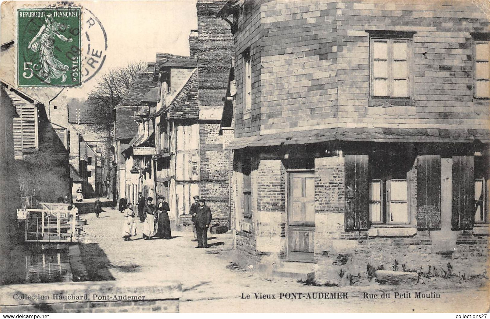 27-PONT-AUDEMER-LE-VIEUX PONT-AUDEMER- RUE DU PETIT MOULIN - Pont Audemer