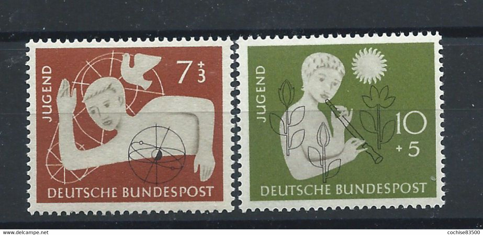 Allemagne - RFA N°111/12** (MNH) 1956 - Pour La Jeunesse - Ungebraucht