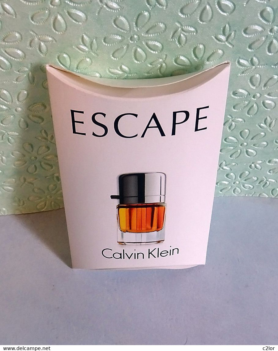 Pochette De 3 échantillons/tubes De Parfum ESCAPE De Calvin KLEIN - Muestras De Perfumes (testers)
