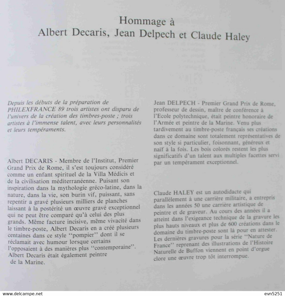 Catalogue Philexfrance 89 Tome 1 - Otros & Sin Clasificación