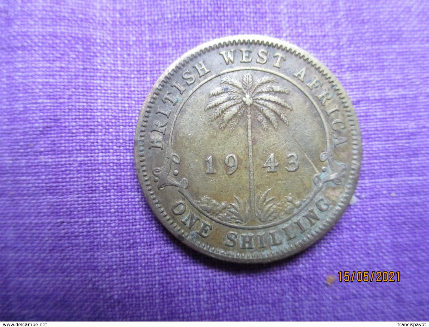 British West Africa: One Shilling 1943 - Nigeria