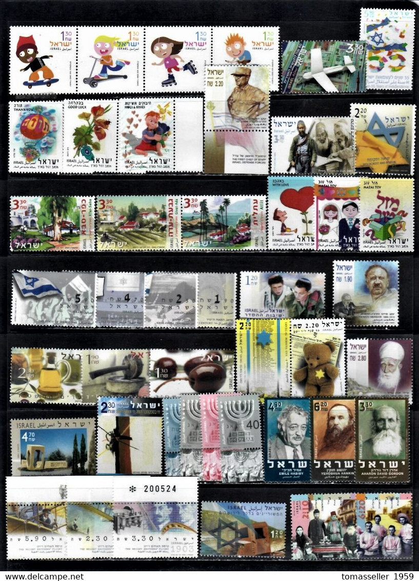 IZRAEL-2003 Full   Year Set.25 Issues.MNH - Full Years