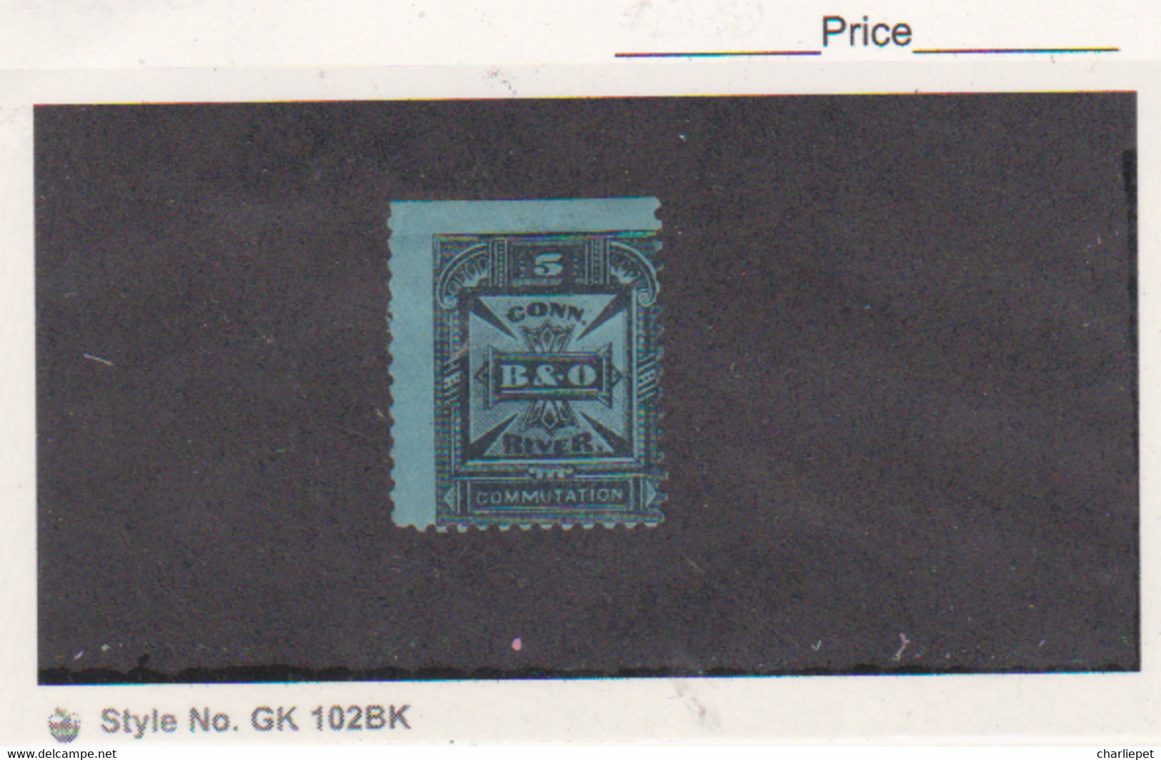 U.S. Revenue Telegraph Stamp Scott # 4T4 1885 Perf 11 Cat.$15.00 - Télégraphes