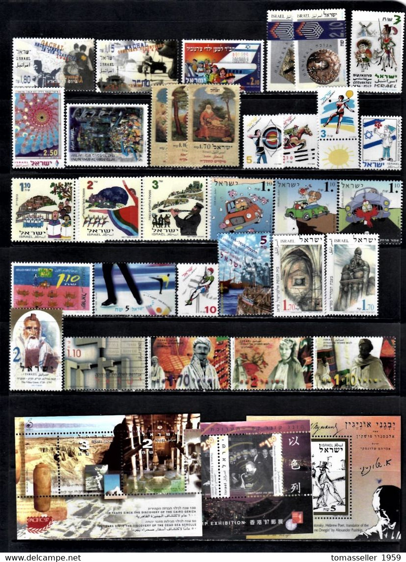 IZRAEL-14 YEARS!!!. (1994-2007y.y.) Sets.Almost 300 issuesMNH