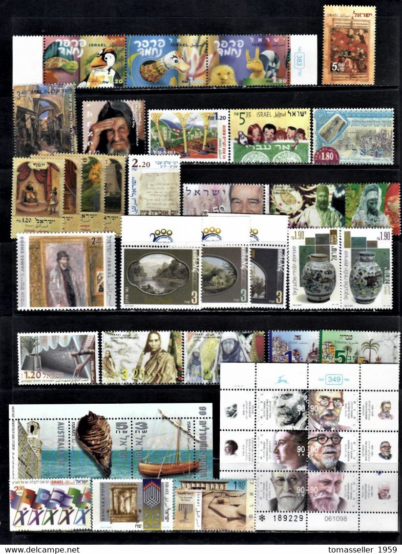 IZRAEL-14 YEARS!!!. (1994-2007y.y.) Sets.Almost 300 issuesMNH