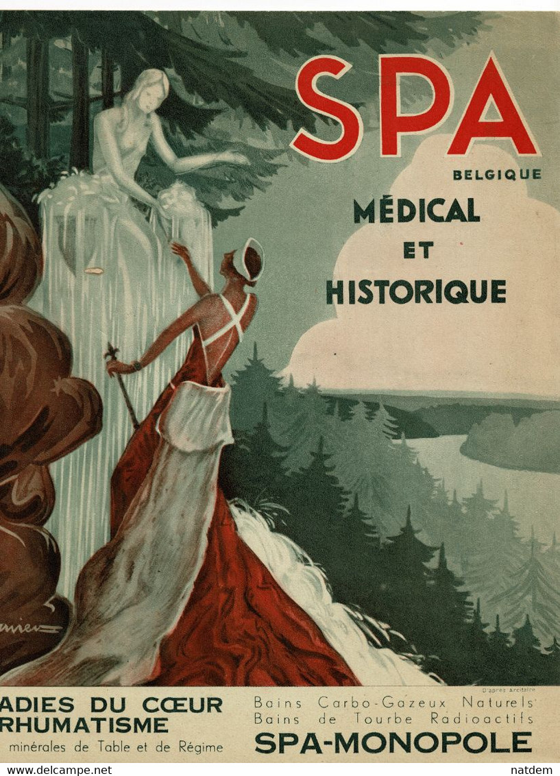 SPA, Livret De 10 Pages Sur Spa Monopole, Médical Et Historique - Spa