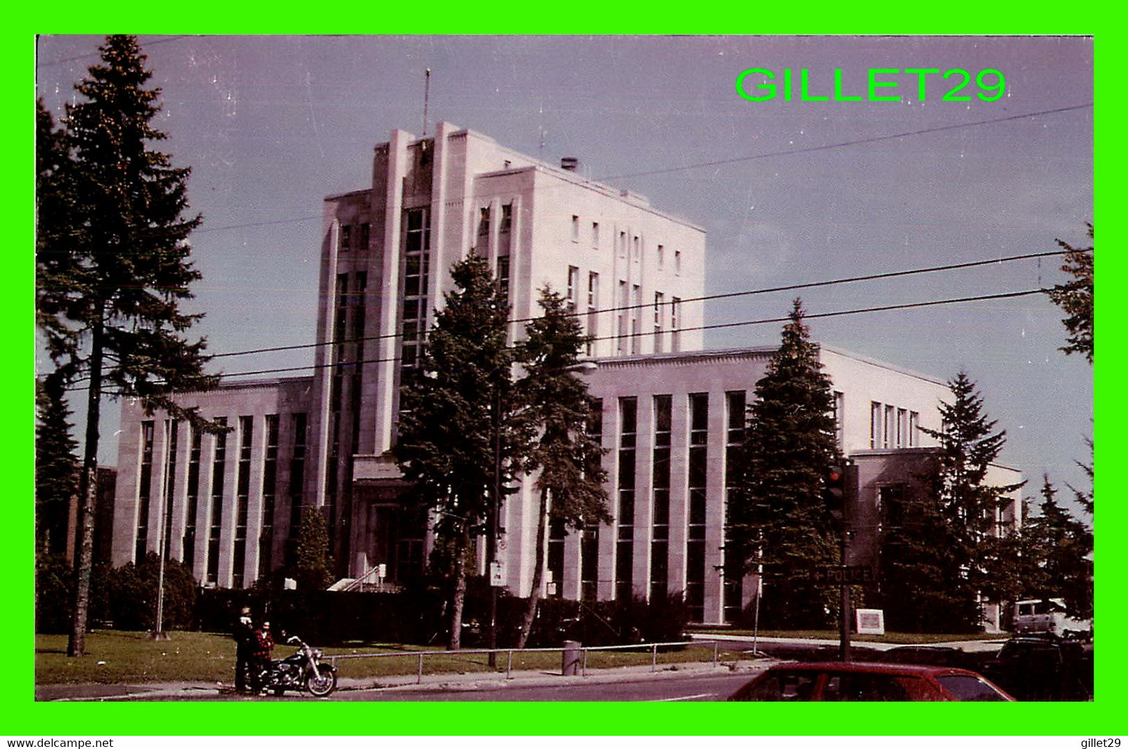 SHAWINIGAN, QUÉBEC - HÔTEL DE VILLE - CIRCULÉE EN 1986 -  LA SOCIÉTÉ KENT INC - PHOTO, SHABONI - - Trois-Rivières